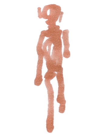 D&eacute;pouille - dessin pr&eacute;paratoire - 2003