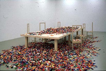 Sans titre - Table des lettres - 1998