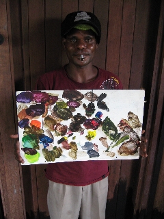 Markus Bini with palette - 2007