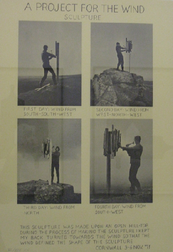 Project for the wind, Sculpture - 1971