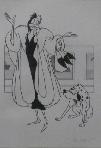 Walt Disney Drawing - 1987