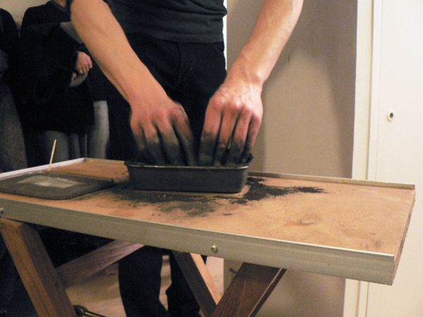 Les Lectures aveugles (performance) - 2011