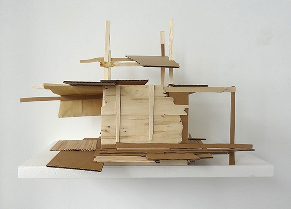 Mengzhi Zheng, Sans titre n°2, 2014, série des maquettes abandonnées - 2014