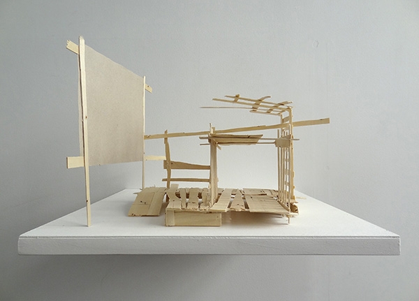 Mengzhi Zheng, Sans titre n°3, 2014, série des maquettes abandonnées. - 2014