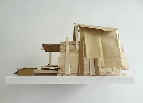 Mengzhi Zheng, Sans titre n°1, 2014, série des maquettes abandonnées. - 2014