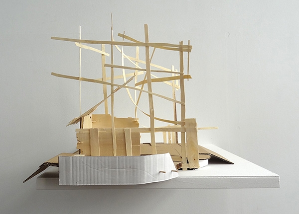 Mengzhi Zheng, Sans titre n°5, série des maquettes abandonnées. - 2014