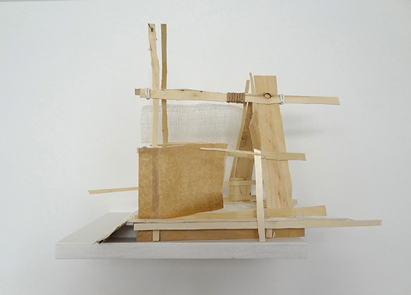 Mengzhi Zheng, Sans titre n°7, , série des maquettes abandonnées. - 2014